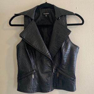 BEBE Faux leather vest